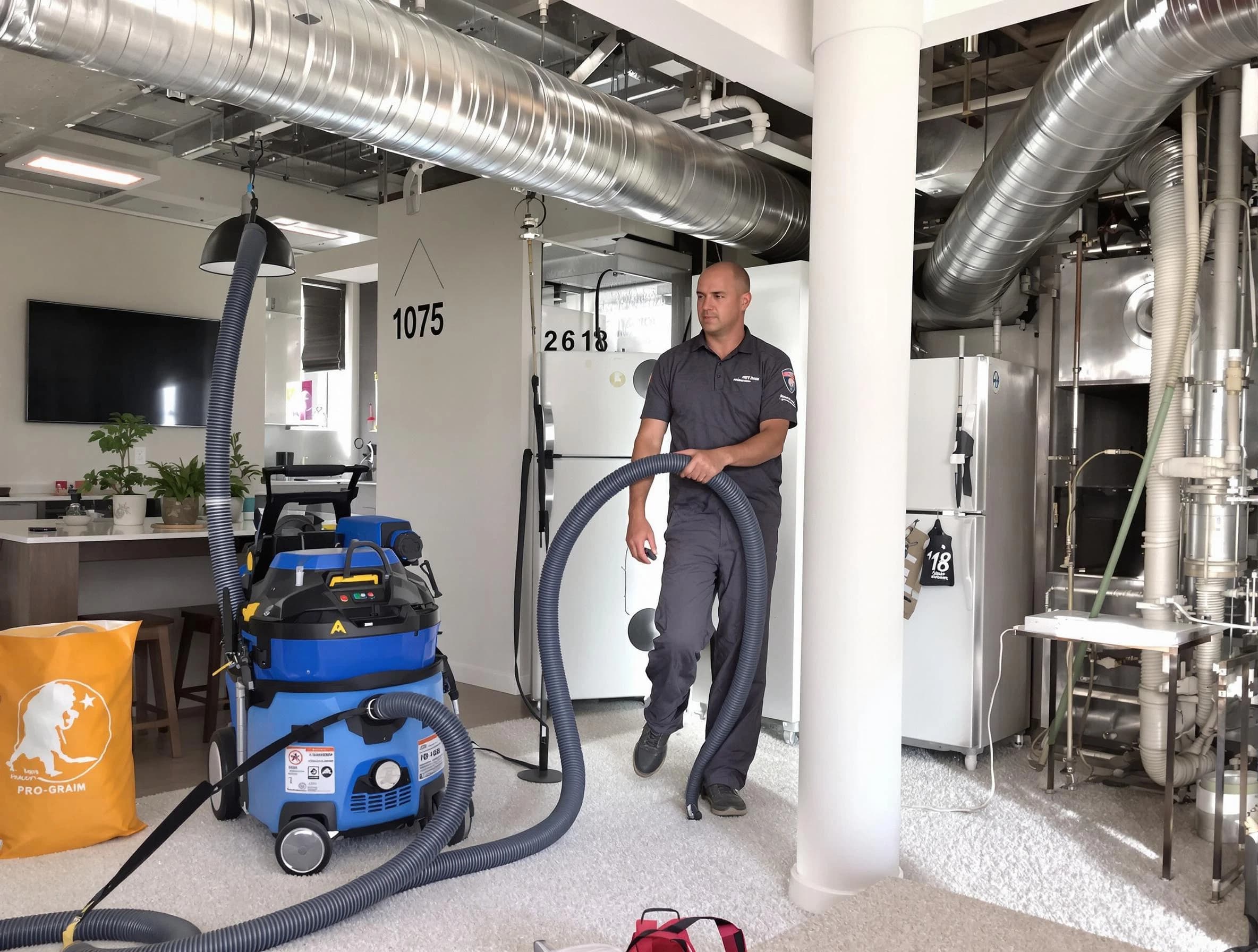 Casa Grande Air Duct Cleaning expert performing detailed indoor duct cleaning for improved air quality in Casa Grande
