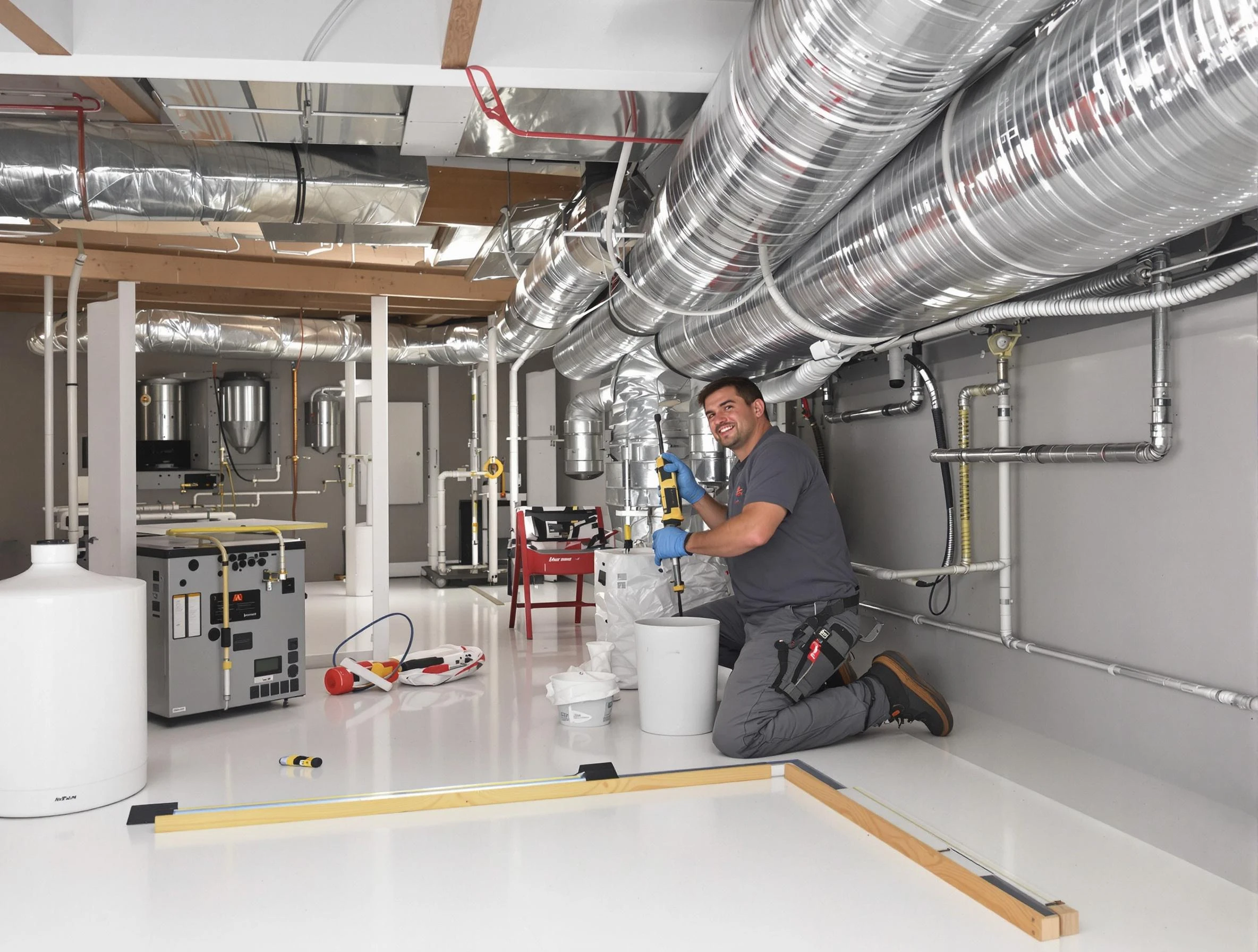 Professional duct sealing service by Casa Grande Air Duct Cleaning in Casa Grande