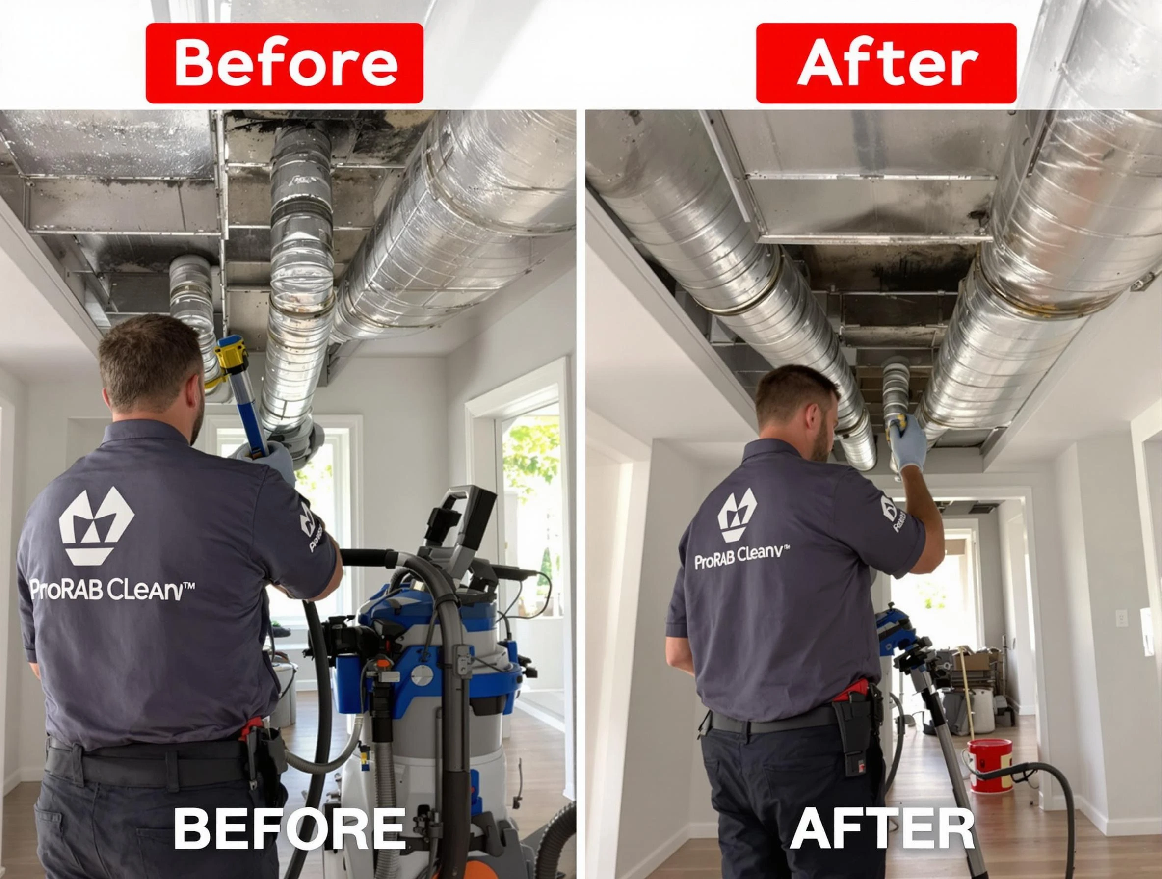 Casa Grande Air Duct Cleaning expert performing thorough residential duct cleaning in a Casa Grande home